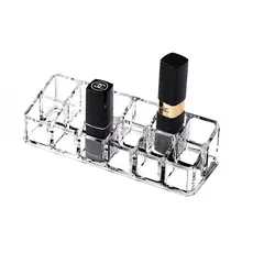 Organizador Cosméticos 12 Porta Batom Acrílico Maquiagem