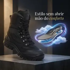 Bota Masculina Militar Adventure Confortavel Dia-Dia