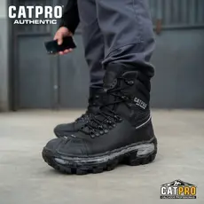 Coturno Masculino Bota Com C.a Resistente Couro Legitímo Top