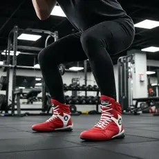Bota Botinha Academia Unissex - Vermelho
