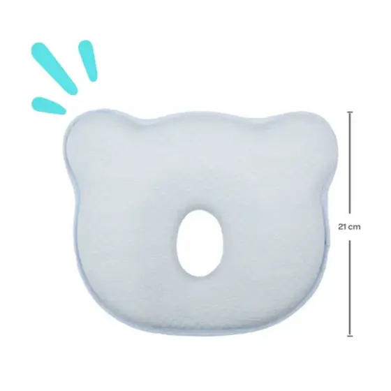 Travesseiro Para Bebê Anatômico Urso Conforto