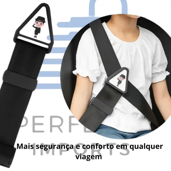 Ajuste Plus Adaptador Cinto De Segurança Criança Automovél
