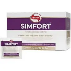 Simfort Probiotico Em Pó c/30 Sachês 2g  Vitafor