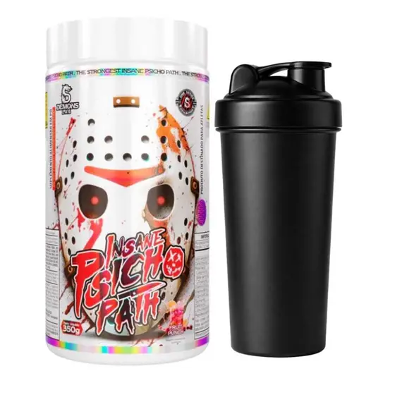 Pré Treino Insane Psichopatch 350g + Coqueteleira