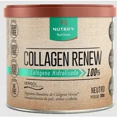 Collagen Renew Hidrolisado Nutrify - 300g - Colágeno Verisol Neutro