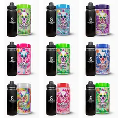 Combo Pré Treino Insane Clown 350g + Garrafa Térmica 800ml Preta