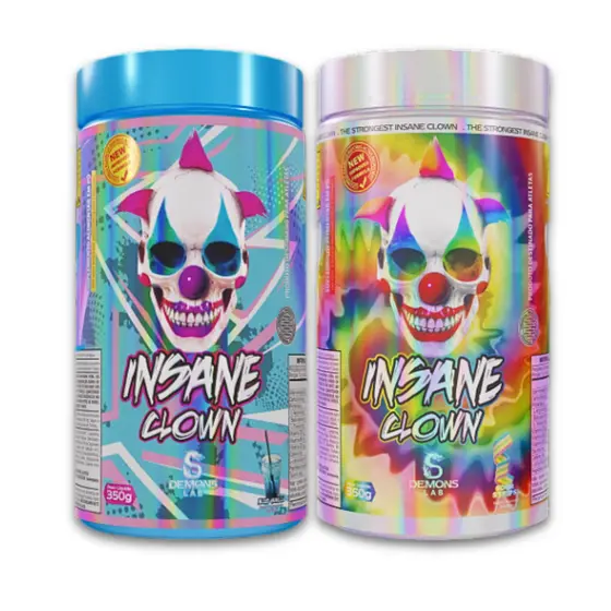 Kit 2x Pré Treino Insane Clown 350g - Todos os Sabores