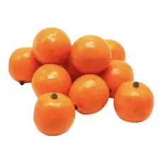 Kit com 36 Mini Laranjas  Muito realista para decorar qualquer  ambiente da sua casa