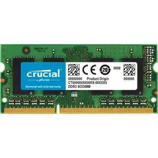 Memória RAM DDR3 8GB 1600Mhz Crucial para Notebook