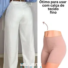 Kit 3 Short Segunda Pele Anágua Liso Para Vestir Por Baixo da Roupa Anágua