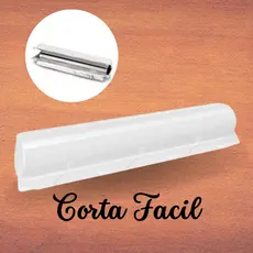 Porta Rolo de Alumínio e Papel Manteiga Higiênico e resistente