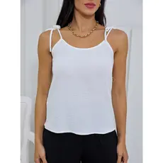 Regata de alcinha amarra feminina duna liso