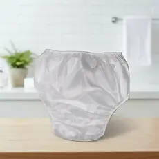 Calça Plástica Geriátrica Adulto Forro Nylon Sem Botão
