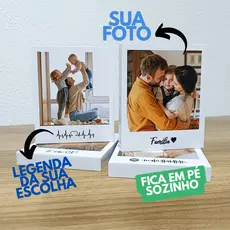 Kit 13 Quadros de Mesa - Foto - Personalizado - Porta Retraro