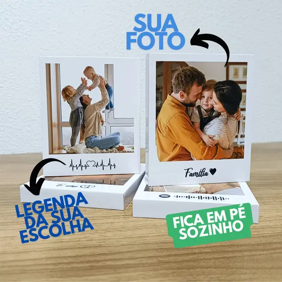 Kit 30 quadrinhos Personalizados FOTO