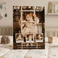 Quadro Personalizado Infantil com Foto e Nome | Decoração para Quarto de Criança