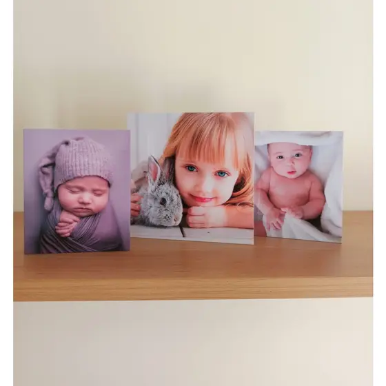Kit 3 Porta-Retratos de Mesa Decorativo: Decorativo - Newborn - Presente Criativo - Namorados