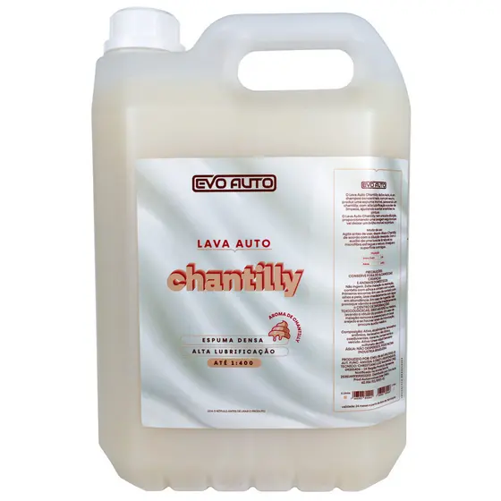 Shampoo Neutro EVO Auto Chantilly - 5 Litros