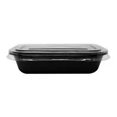100 Bandeja Forneável Com Tampa Transparente Galvanotek G240
