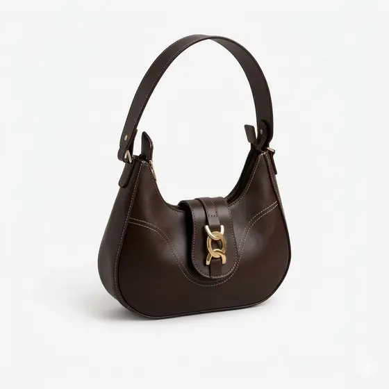 Bolsa Feminina Ombro Couro Sintético Elegante Compacta Luxo Casual
