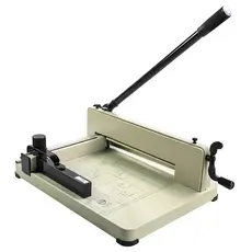 Guilhotina de Papel Profissional 400 Folhas A4 Metal Reforçado Prensa Ajustável Corte Reto