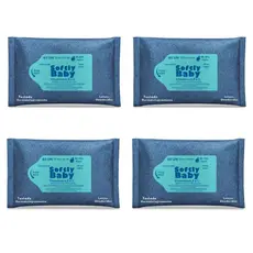 240un Lenço Umedecido Softly Baby Com Vitaminas A e C, Aloe Vera e Camomila - Suave e Hipoalergênico