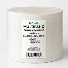 600un Toalhas 28x28cm Wiper - Multipano Limpeza Reutilizável Lavável Absorvente Descartáveis Rolo