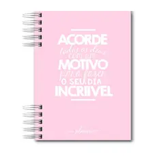 Linda Agenda Planner Permanente Capa Dura Cores