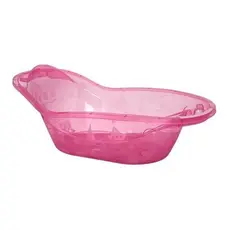 Banheira Banho Infantil Estampa Rosa 23 L Jaguar menina bebe