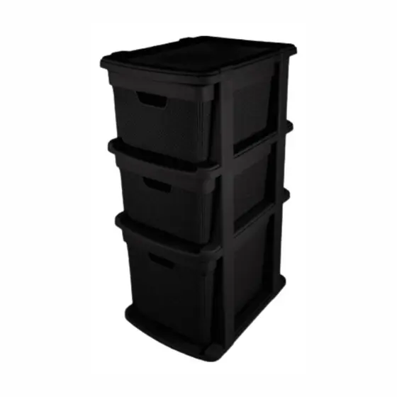 Gaveteiro Organizador de Chão com 3 Gavetas 15l 22l para Organização