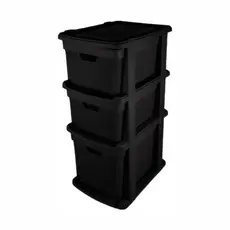 Gaveteiro Organizador de Chão com 3 Gavetas 15l 22l para Organização