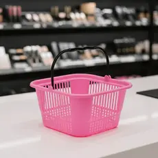 Conjunto De Cestinhas de Loja De Maquiagem Rosa Santana
