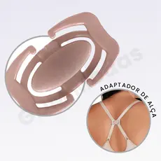 Kit  3 ClipS Adaptador de Sutiã Transforma Decote Nadador Juntador de qualquer tipo de alça