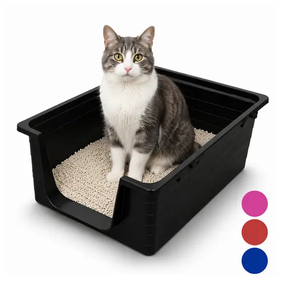 Caixa de Areia Higiênica Para Gatos Reforçado Sandbox