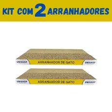 2 Arranhador Para Gato Papelão Ondulado 100% Resistente Brinquedo Anti-Stress Premium - Unishop