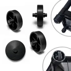 4 Unidades de Rodinhas Roda Rodas Para Prateleira Estante Unishop Kit