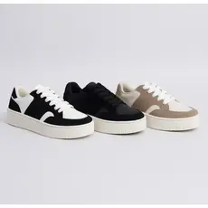 Tênis Casual Feminino Street Newb Confortável | Estilo Urbano para o Dia a Dia – Cores Neutras