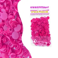 Kit 50 Botões Plásticos Tic Tac De Pressão 12mm Roupa De Bebê