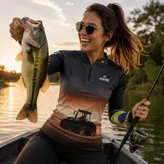 Camiseta Feminina Proteção Uv50 Pesca Skate Agro Diversos Tamanhos