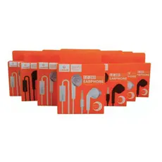 kit 2 fones de ouvido lehmox le-295 com microfone universal p2