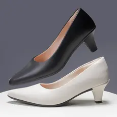 Sapato Social Scarpin salto fino 6cm Bico fino Confortável Leve 34 ao 40