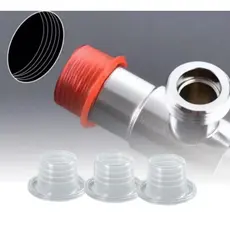 Veda Rosca Torneira Silicone Veda Junta Selador Borracha Serve 1/2 ou 3/4 - 10 Peças (KIT)