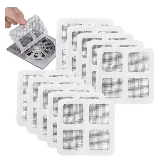 Telas Protetoras de Ralos Adesivos Protege Contra Insetos Sujeiras Fios de Cabelos