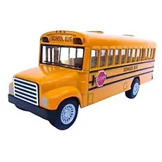 Carrinho Ônibus Escolar Americano Fricção - Ferro