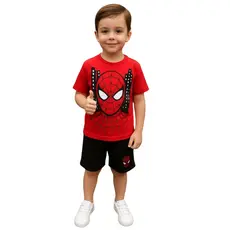 Conjunto Infantil Homem Aranha Verão NahModinhas