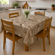 Toalha De Mesa Cozinha Metalizada Estampada 3d Luxo Festa Mesa Quadrada Retangular 4 6 8 10 Lugares