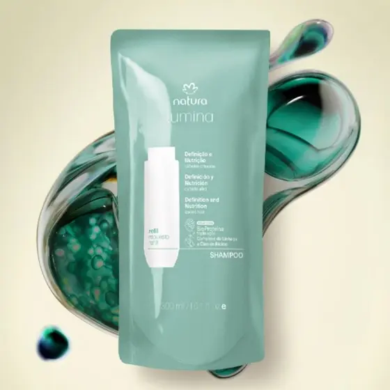 Refil Shampoo e condicionador ou o kit Hidratante para Definição e Nutrição de Cabelos Crespos