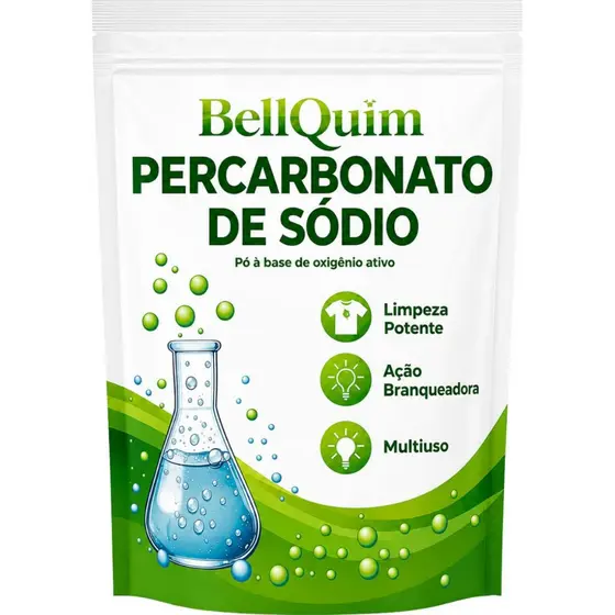 Percarbonato 100% Puro  Bellquim Tira Manchas Roupas Brancas e Coloridas