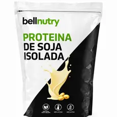 Proteína de Soja Isolada Pura Bellnutry 500g – 90% Proteína, Vegana, Sem Lactose, Natural