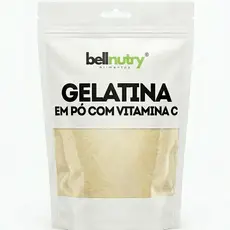 Gelatina com Vitamina C Sem Sabor Artificial BellNutry Enriquecida  100g